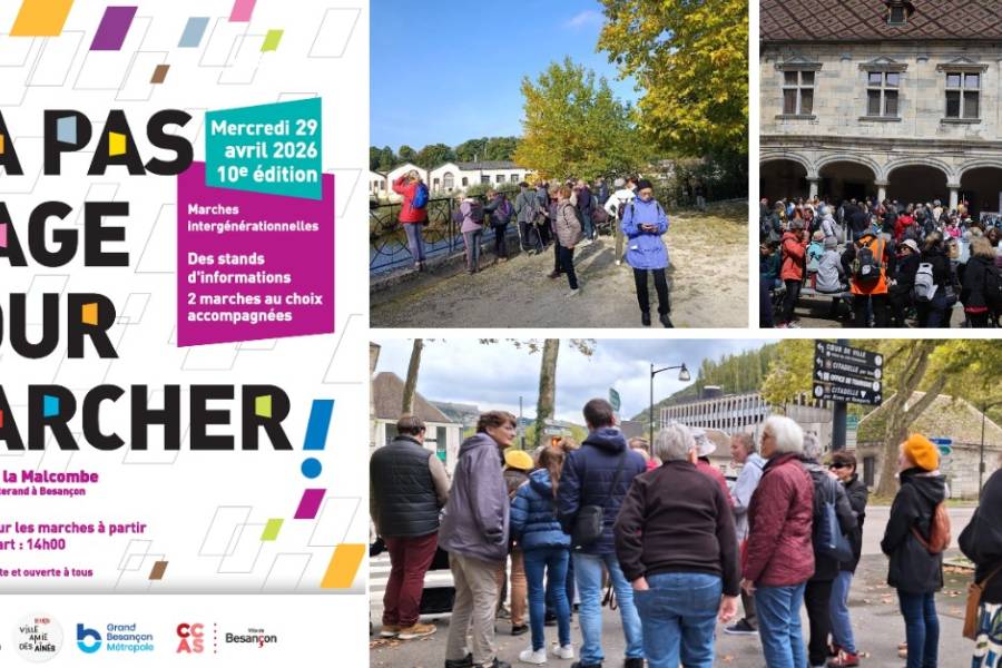 Y'A PAS D'ÂGE POUR MARCHER